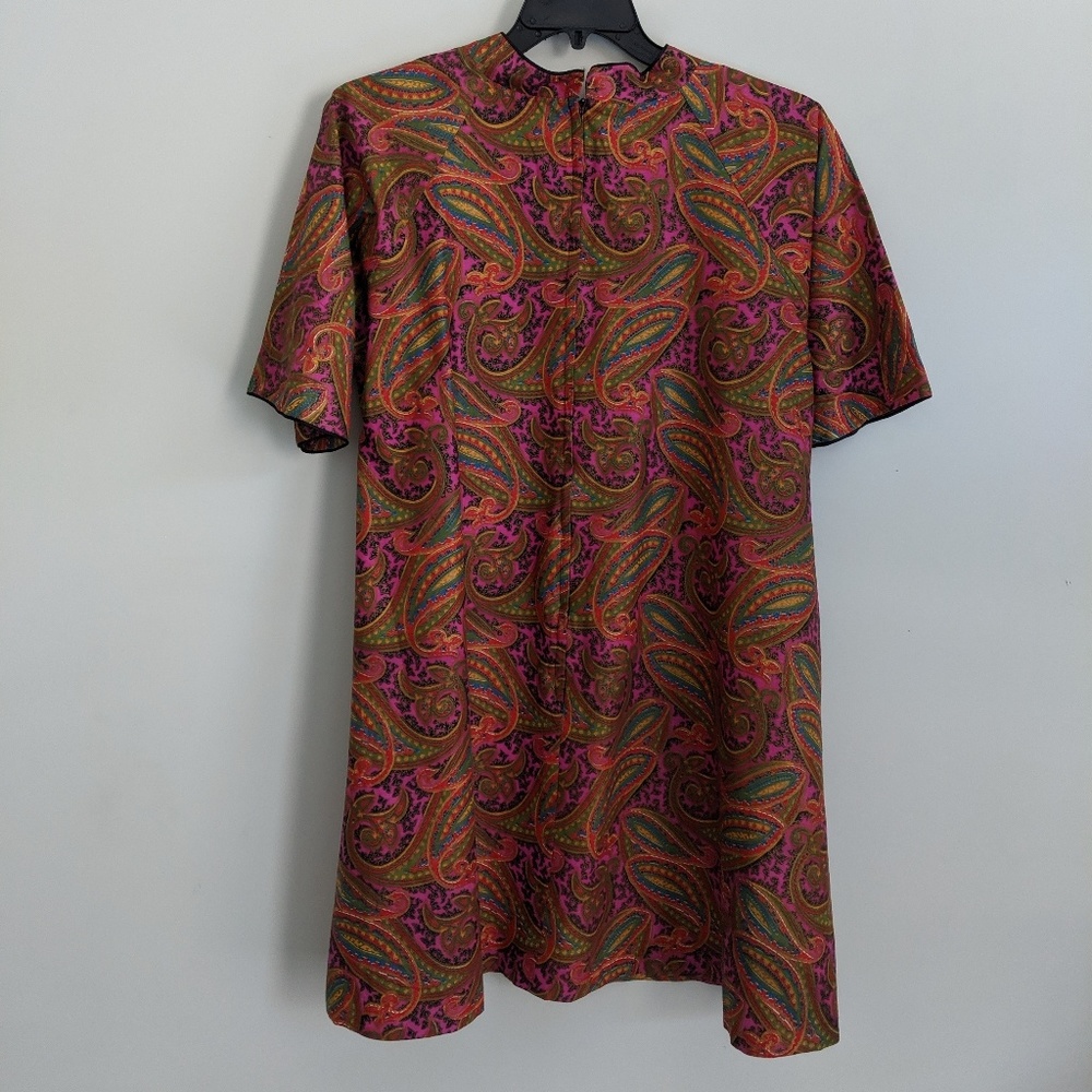Vintage Roberta Lynn of California Paisley Shift - Picture 5 of 5
